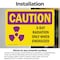 Signmission Radiation & Laser Sign, 7 in H x 10 in W, Vinyl Decal, Rectangle OS-2PACK-CR-D-710-L-10218 - alternate 5